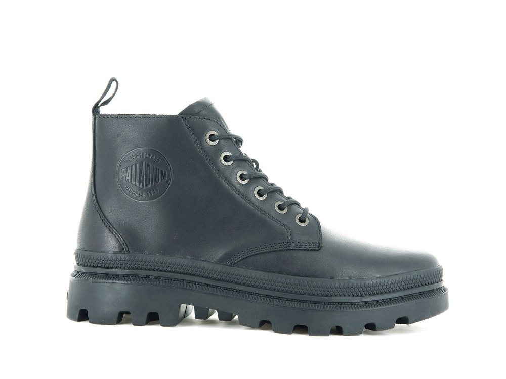 Botas De Invierno Palladium PALLATROOPER HI RLX Hombre Negras | Costa Rica-07962